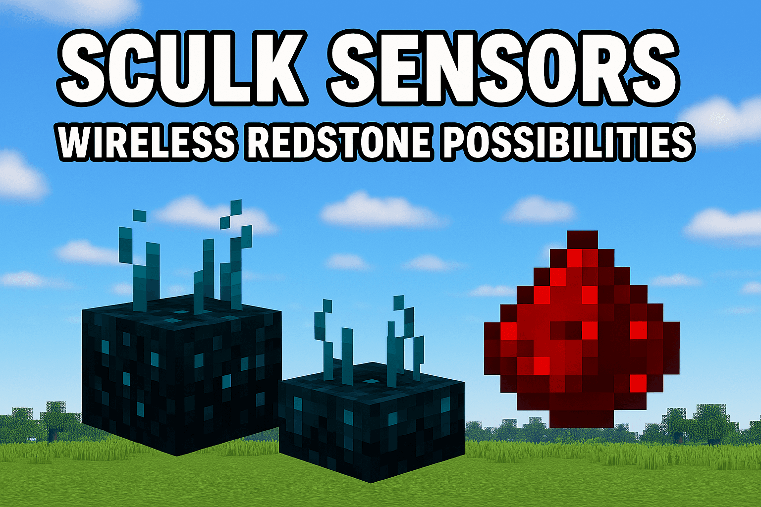 Sculk Sensors: Wireless Redstone Possibilities